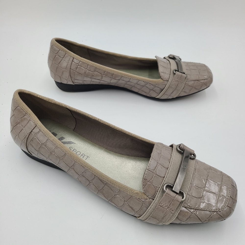 Anne Klein Sport Size 11M Akuzma UZMA01F9 Woman's Loafers Grey